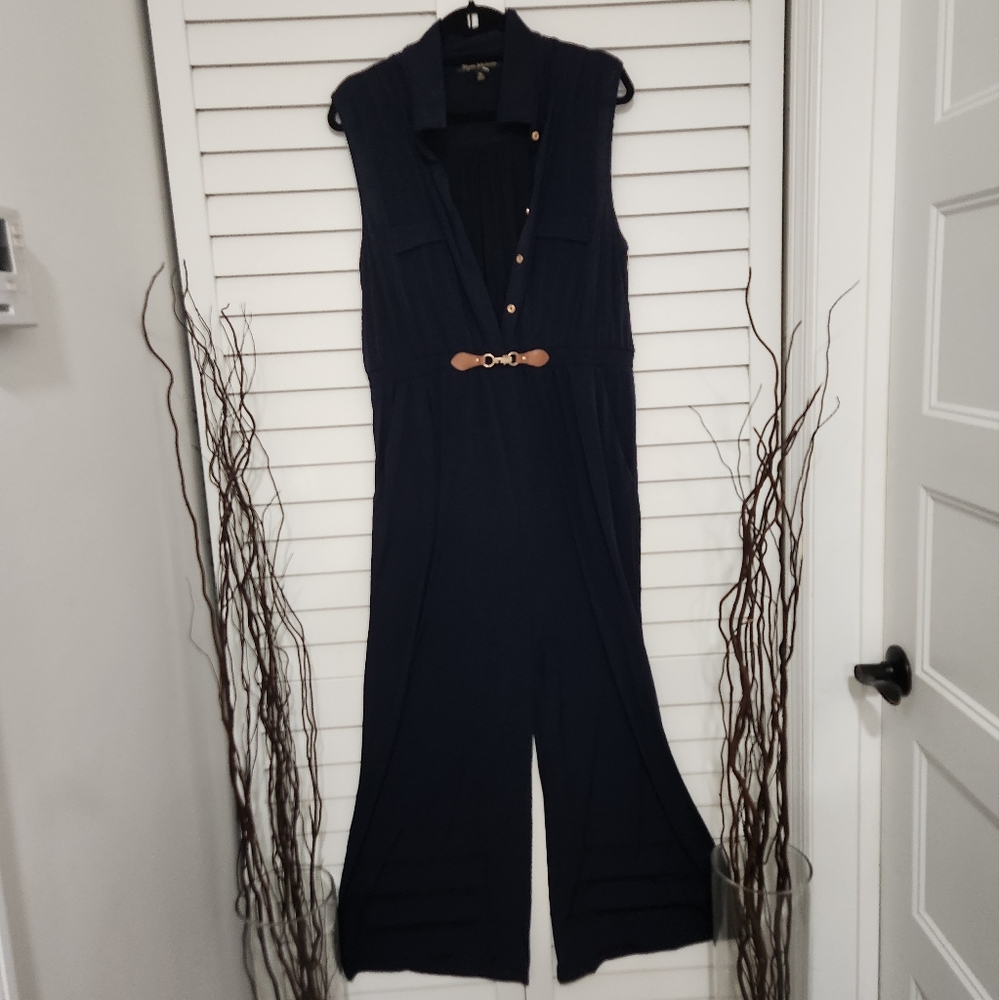 Navy Blue Jumpsuit